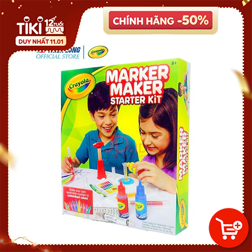 Bộ đồ chơi chế tạo bút lông Crayola Marker Maker Starter