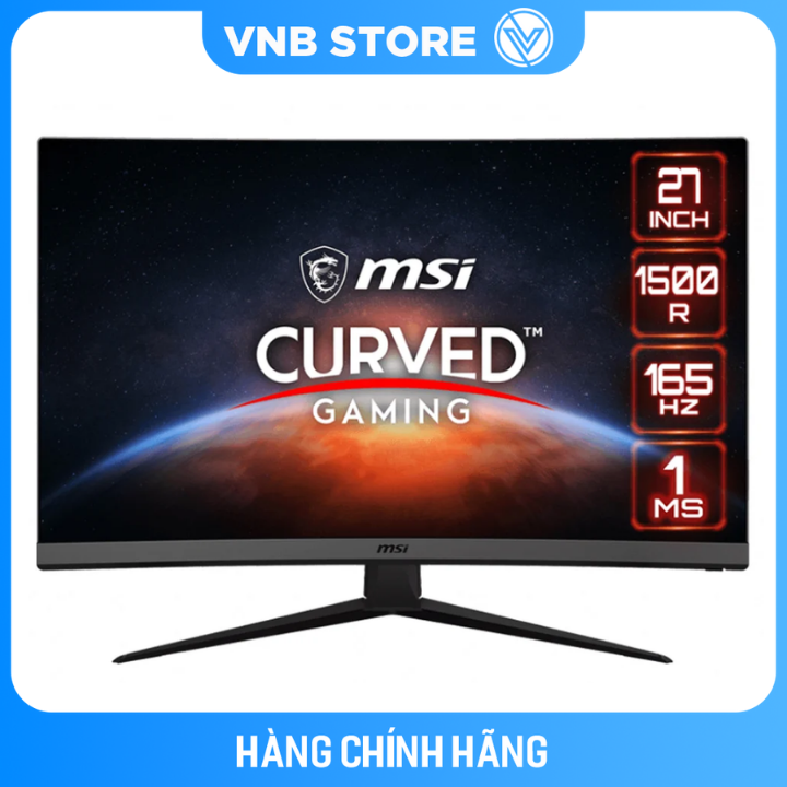 Màn Hình Cong Gaming MSI OPTIX G27C7 27&quot; VA 165Hz chuyên game (nâng cấp G27C4) - Hàng Chính Hãng