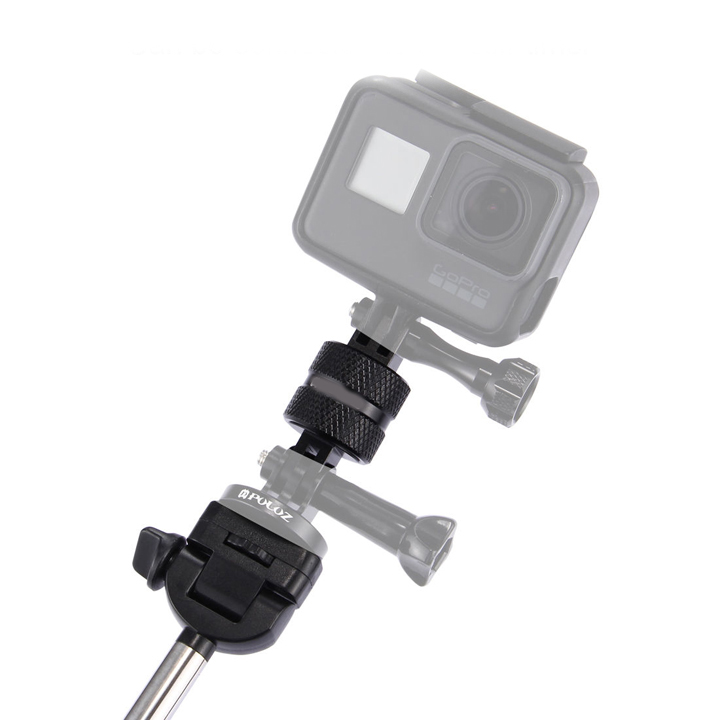 Ngàm kim loại nhôm gắn mount GoPro Hero xoay 360 độ
