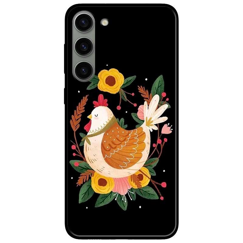 Ốp lưng dành cho Samsung S23 - S23 Plus - S23 Ultra - A34 5G - A54 5G mẫu Gà Đen