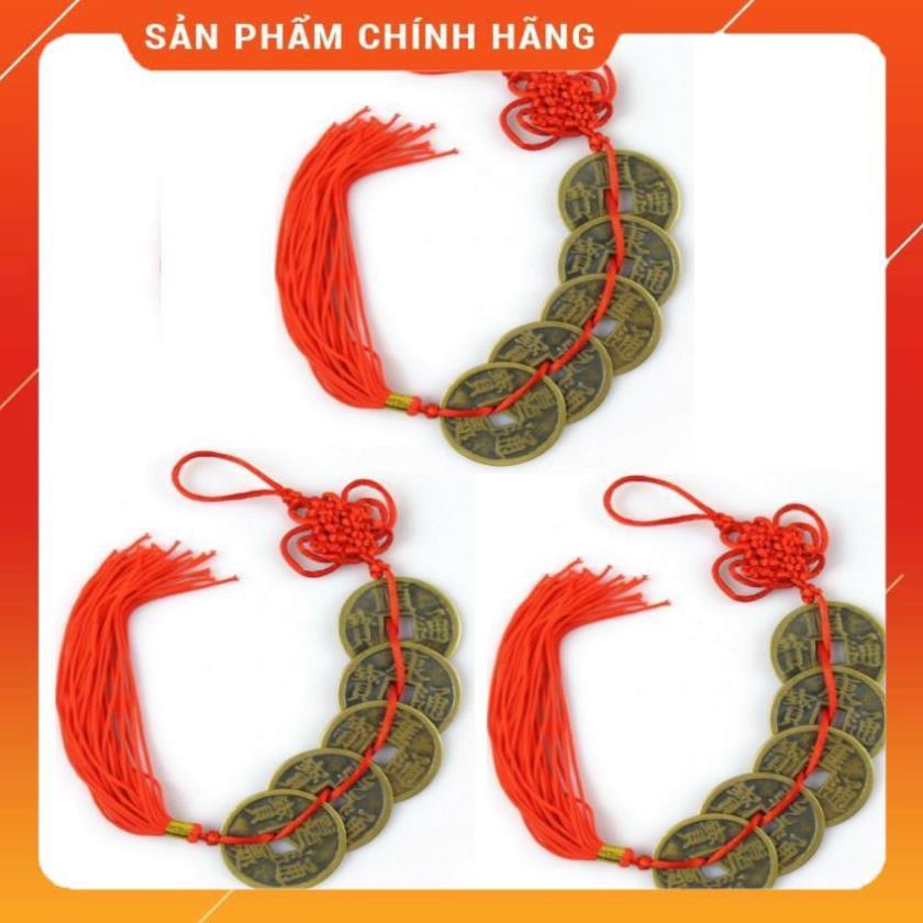 Bộ 6 xâu tiền ngũ đế phong thủy cầu tài lộc 206154-3, đồ phong thủy tài lộc