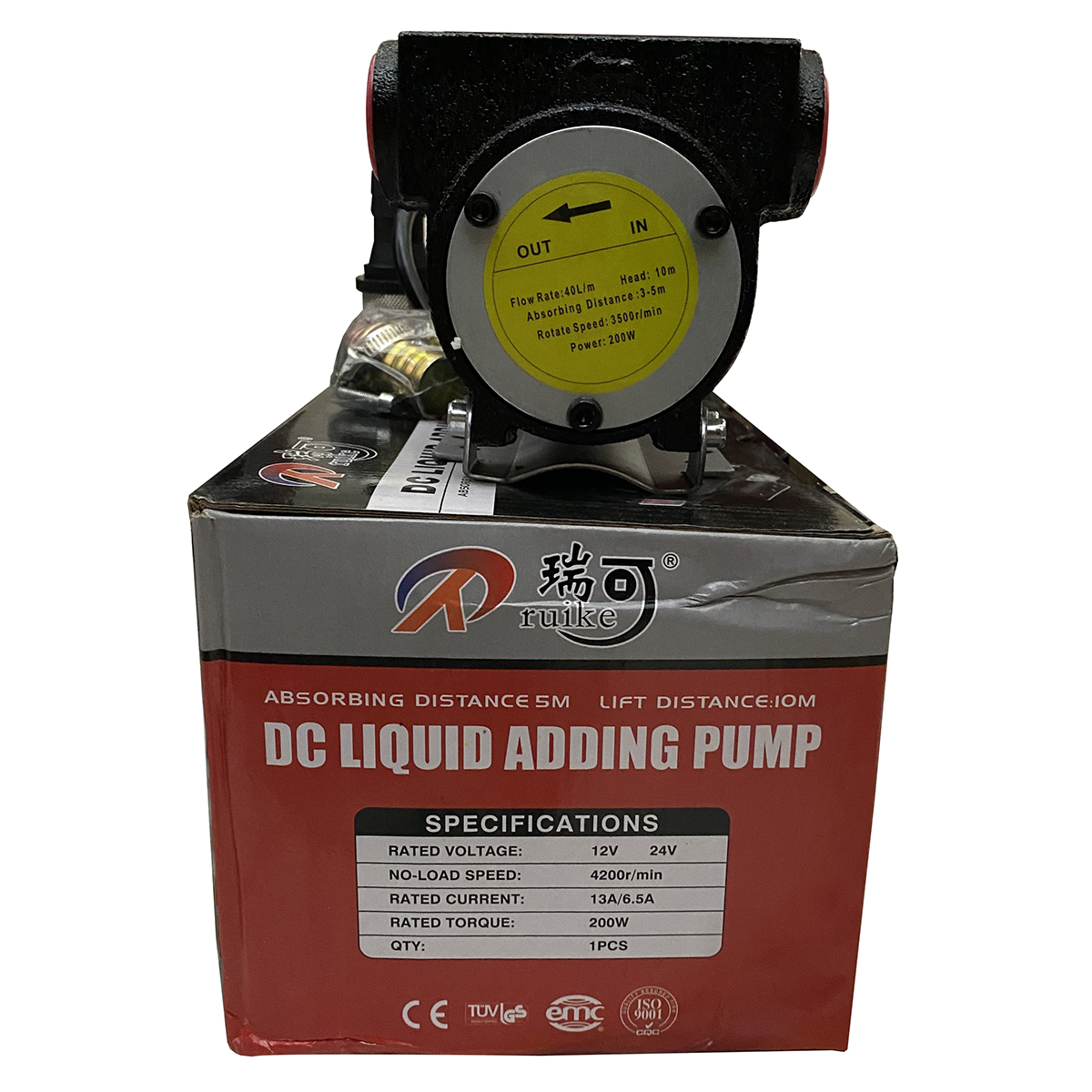 Máy Bơm Dầu Diesel Điện Áp 12V/24V Công Suất 200W, Dùng Để Bơm Và Hút Dầu Diesel, Bơm Hóa Chất, Bơm Dầu Thủy Lực, Có Độ Bền Cao