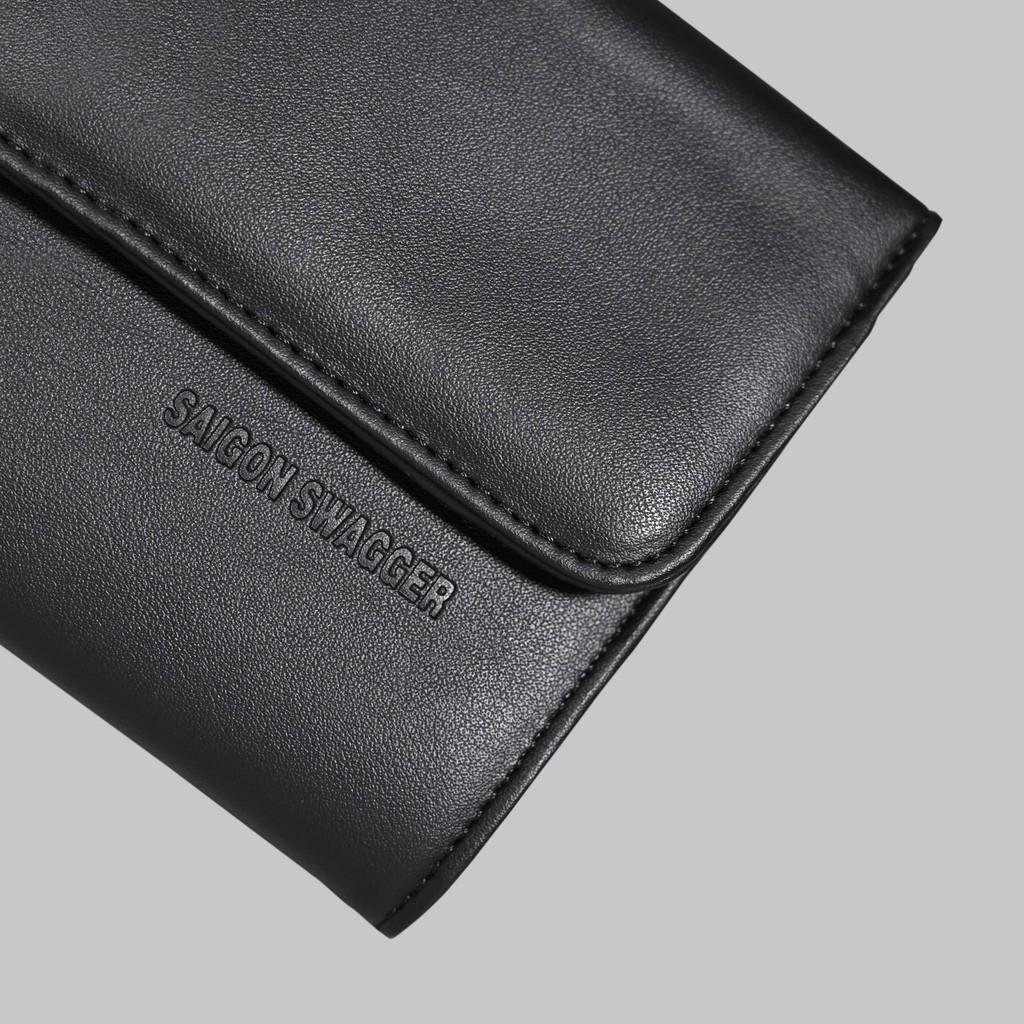 Ví Nam, Nữ Nắp Dài Da SAIGON SWAGGER SGS Anthem Leather Long Flap Wallet