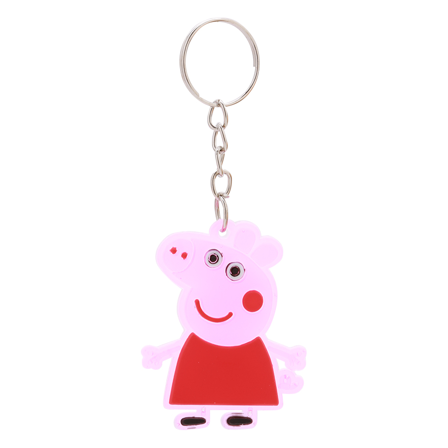 Móc Khóa Silicon Hoạt Hình Dễ Thương - Heo Peppa