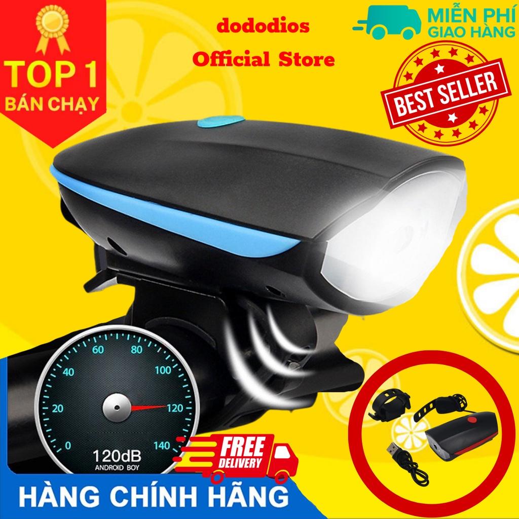 Đèn xe đạp thể thao led chống nước ĐÈN SÁNG CÒI TO xe đạp thể thao DC001 - Chính hãng dododios - Màu Xanh