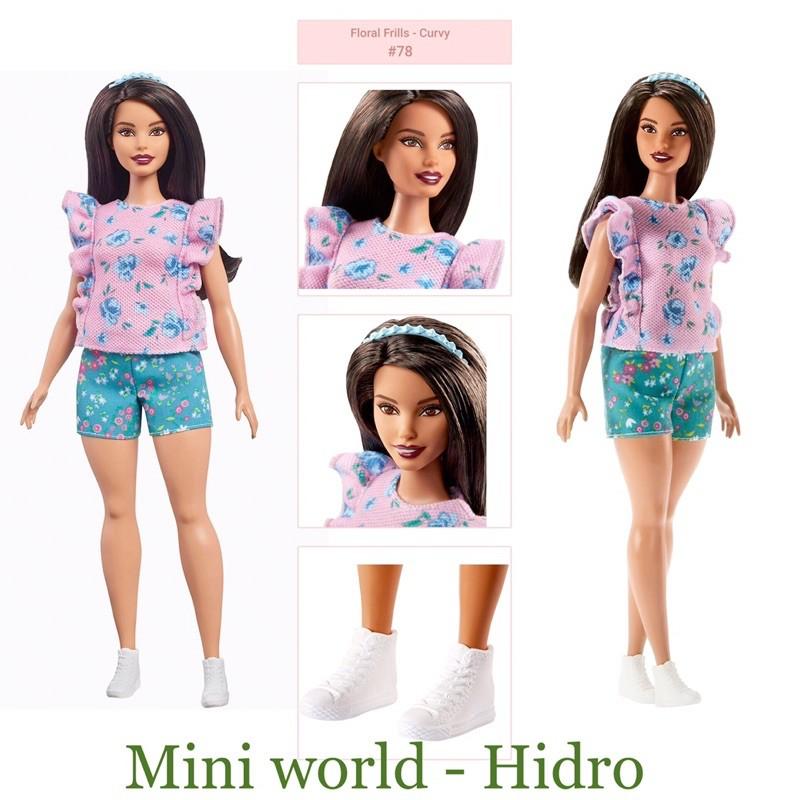 Búp bê Bb fashionistas body curvy mập  #78