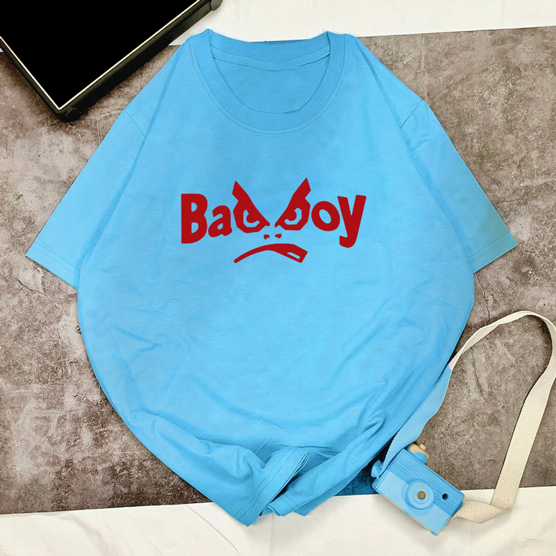 Áo Thun Nữ In Chữ Bad Boy