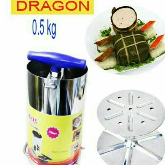 Khuôn Giò xào Inox 0.5kg Thương Hiệu Vạn Lợi Dragon Loại 1