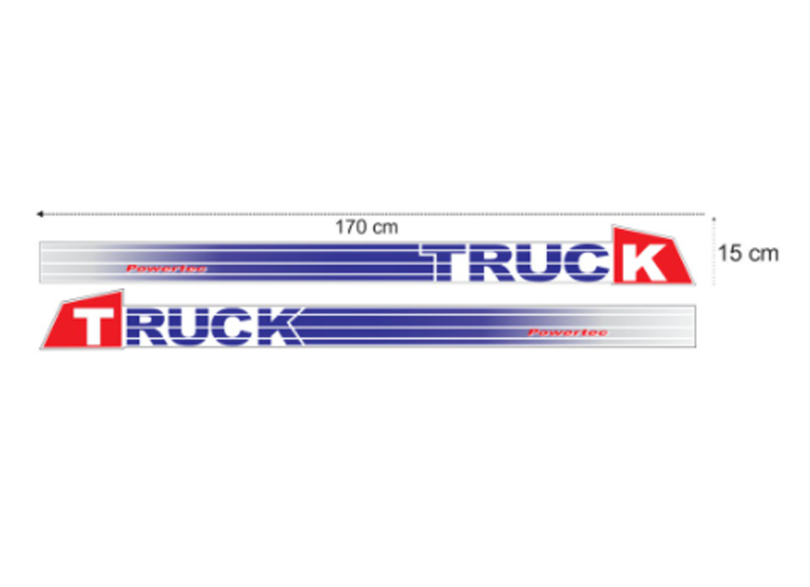 Decan ferari truck dán trang trí xe đầu kéo, xe tải