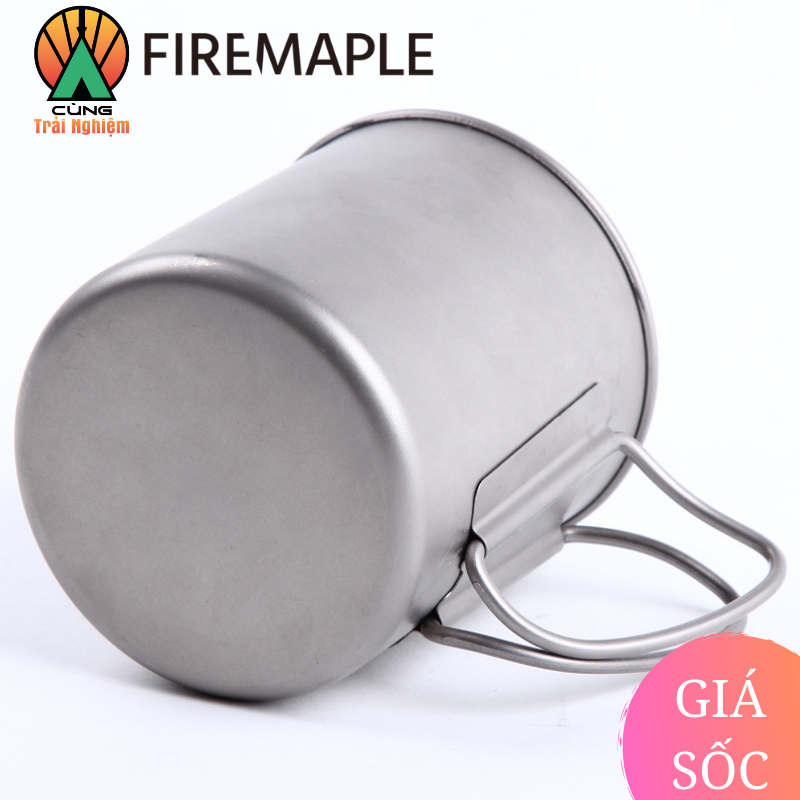 Cốc Dã Ngoại Fire Maple FMP-307 Titan Gọn Nhẹ 330ml Chuyên Dụng Cho Dã Ngoại, Cắm Trại Ngoài Trời