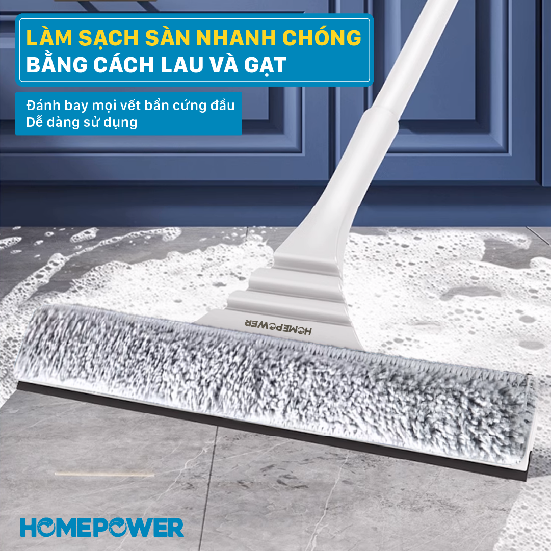 Cây Lau Kính Gạt Nước Homepower HK-01, Cây Gạt Kính Thông Minh Đầu Lau Đàn Hồi