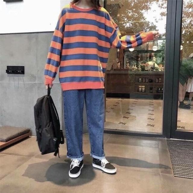 SWEATER DỆT TAY SỌC