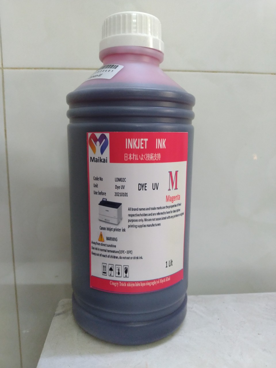 Mực Dye uv Epson loại 1 lít- màu đỏ