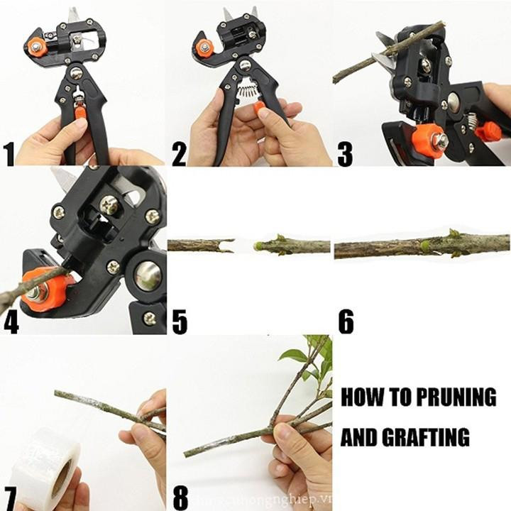 Kéo Chiết Ghép Cành Cây Đa Năng - chiết cành 3 chế độ u-v-n