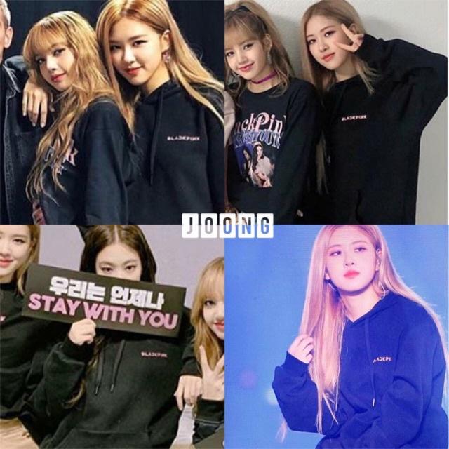 HOT Áo hoodie in chữ GONE - ROSÉ BLACKPINK