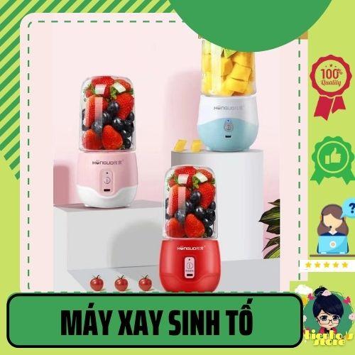 Máy Xay Sinh Tố Cầm Tay Mini 4 Lưỡi Dao HONGUO Nhựa ABS HH0022