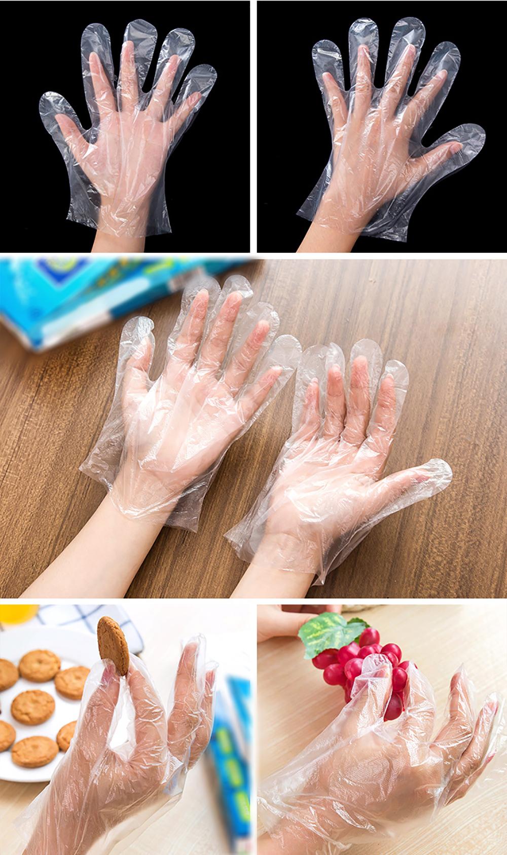 Găng tay PE trong suốt dùng một lần