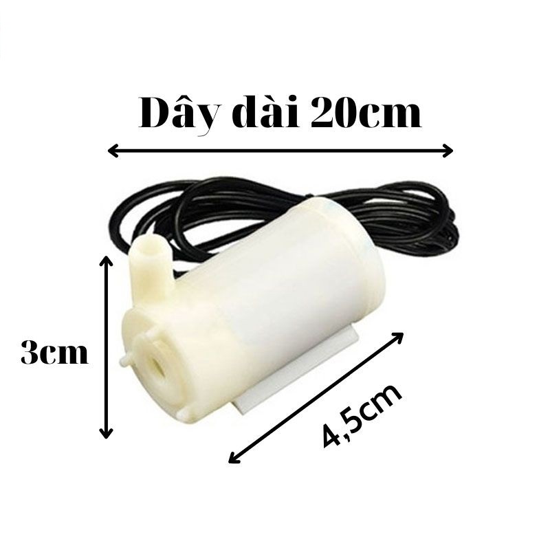 Motor Mô Tơ Máy Bơm Nước Mini 100 lít / giờ 3V - 5V