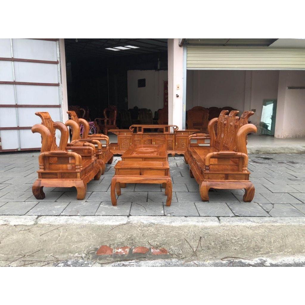 Combo bộ tần thủy hoàng và kệ tivi " trước và sau khi hoàn thiện" - Đồ Gỗ Bình Long 0388639288