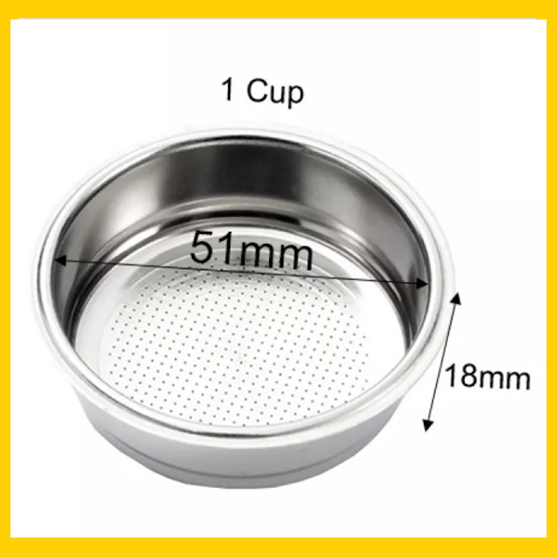 Giỏ Lọc Cho Tay Pha 51mm (Filter Basket 51mm)