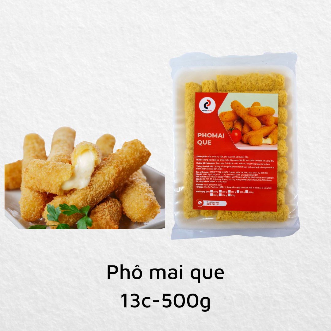 Phô mai que 13c-500g Cty ĐEN ĐỎ