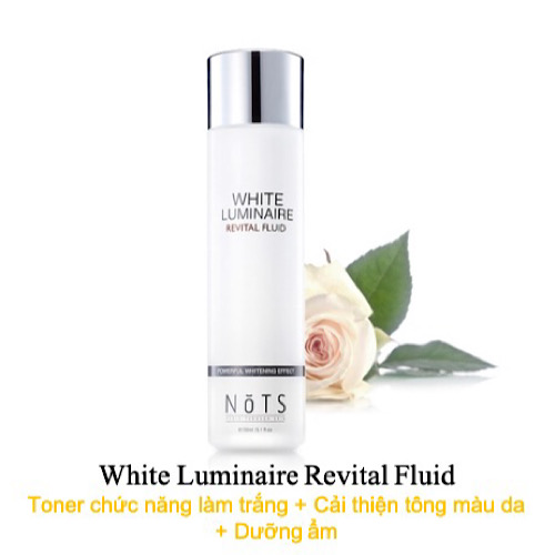 Nước thần làm sáng da NoTS White Luminaire Revital Fluid 150ml