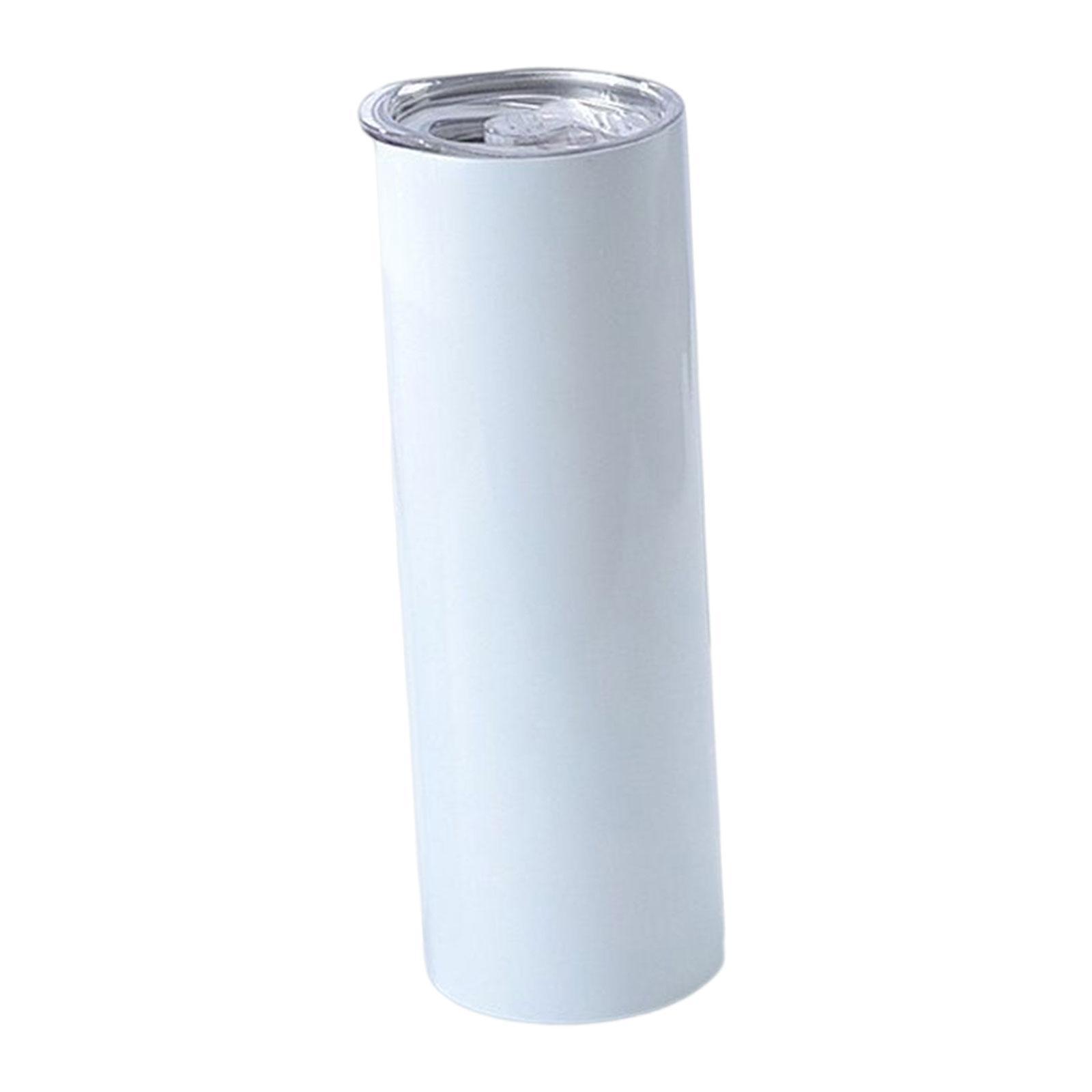 Sublimation with Lid Water Tumbler for Heat Transfer DIY Gift
