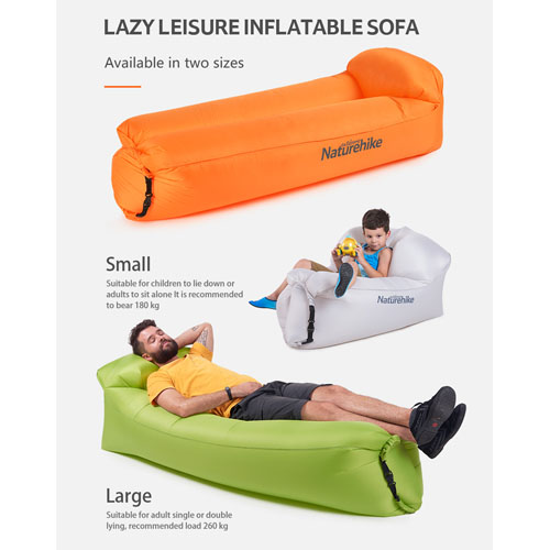 [CHÍNH HÃNG] Sofa Nằm Du Lịch, Sofa Đi Biển NatureHike NH18S030-L, Làm Đầy Hơi Nhanh, Chống Rách.