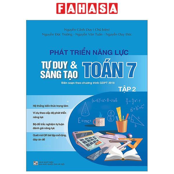 Phát Triển Năng Lực Tư Duy Và Sáng Tạo Toán 7 - Tập 2