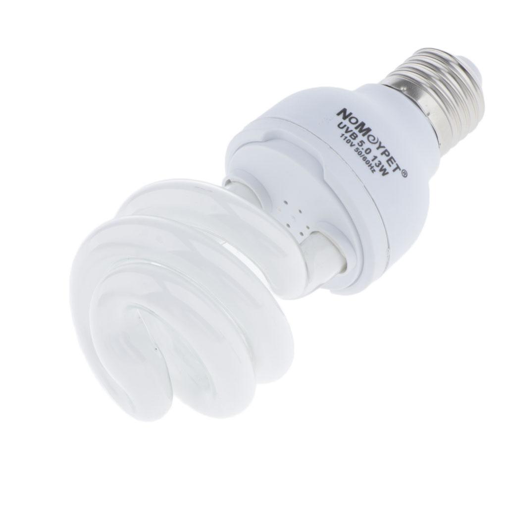 UVB Reptile Light Bulb Terrarium Amphibian Basking Lamp For Reptile