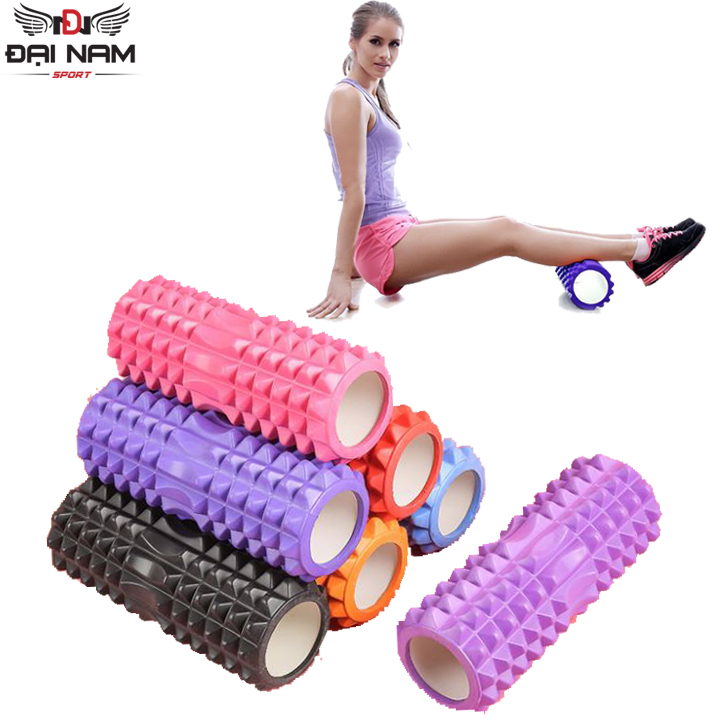 Ống Lăn Yoga Massage Foarm Roller Dạng Gai Nhọn Massage Dài 33cm Và 45cm Đại Nam Sport