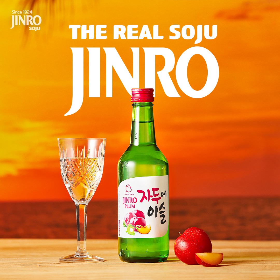 [CHÍNH HÃNG] Soju Hàn Quốc JINRO VỊ MẬN 360ml - Combo 6 chai