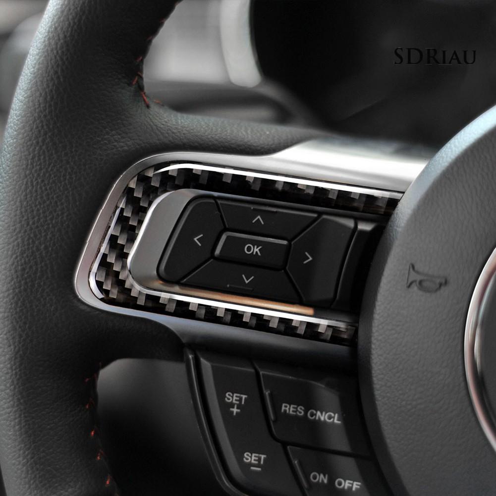 Set 3 Miếng Dán Vô Lăng Xe Hơi Dành Cho Ford Mustang 2015-2019