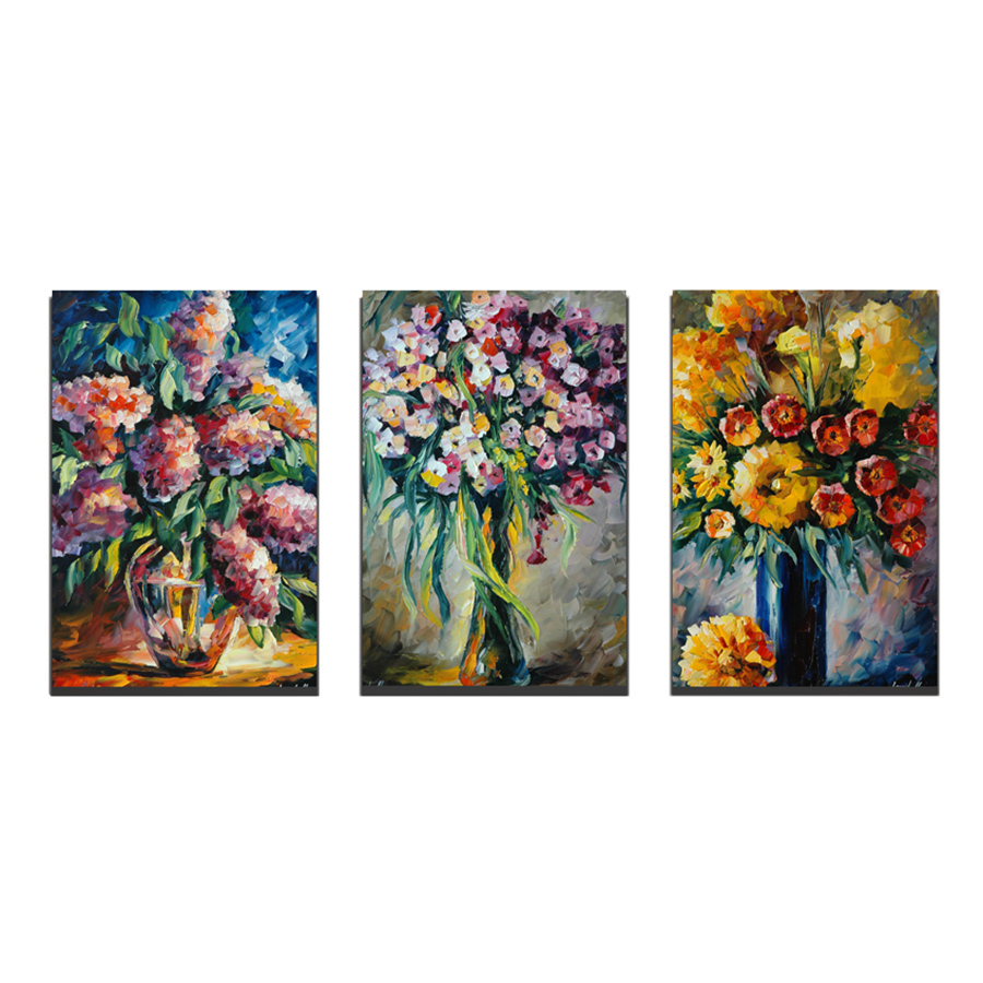 Bộ 3 Tranh Canvas - Tặng Kèm Đinh Treo Tranh Chuyên Dụng - Khung Hình Phạm Gia PG1