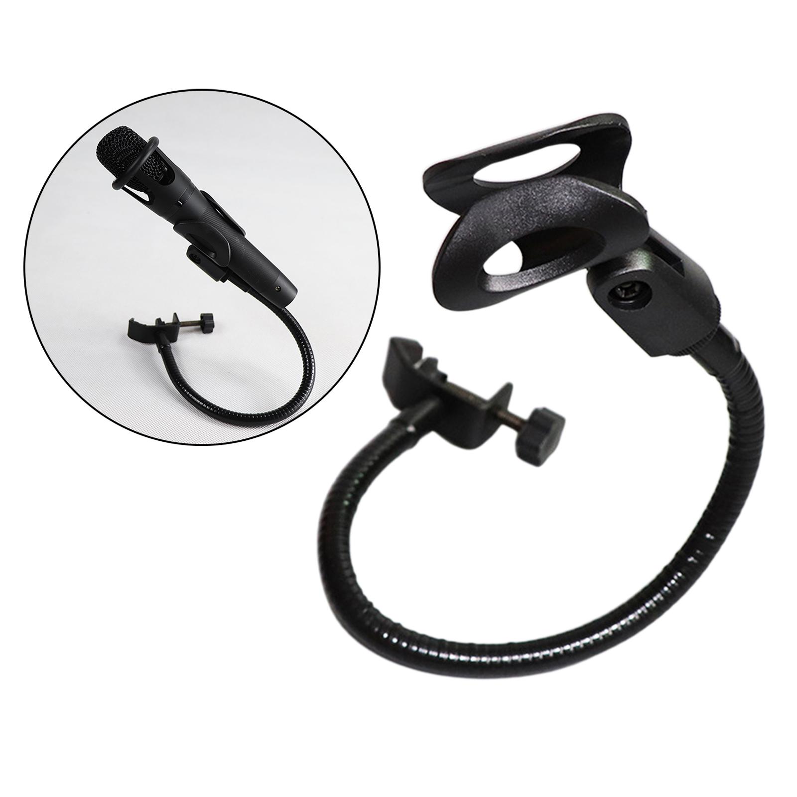 360° Adjustable Microphone Stand with Desk Clamp for Studio Accessories