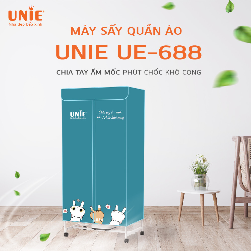 Máy sấy quần áo UNIE UE-688 - Hàng chính hãng