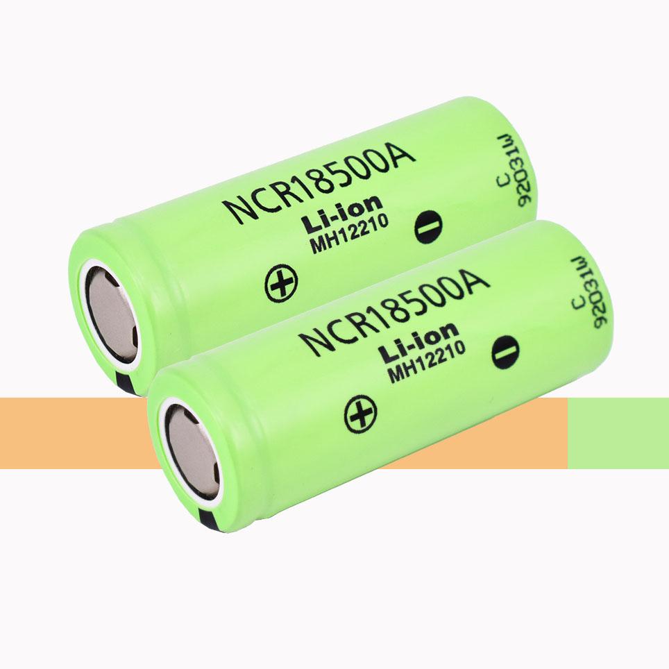 100% Nguyên Bản 3.7V 18500 2040Mah Pin Lithium Ion Cho Panasonic NCR18500A 3.6V Cho Đồ Chơi Đèn Pin Đèn Pin V. V. Điện Áp Danh Định: 3.7V
