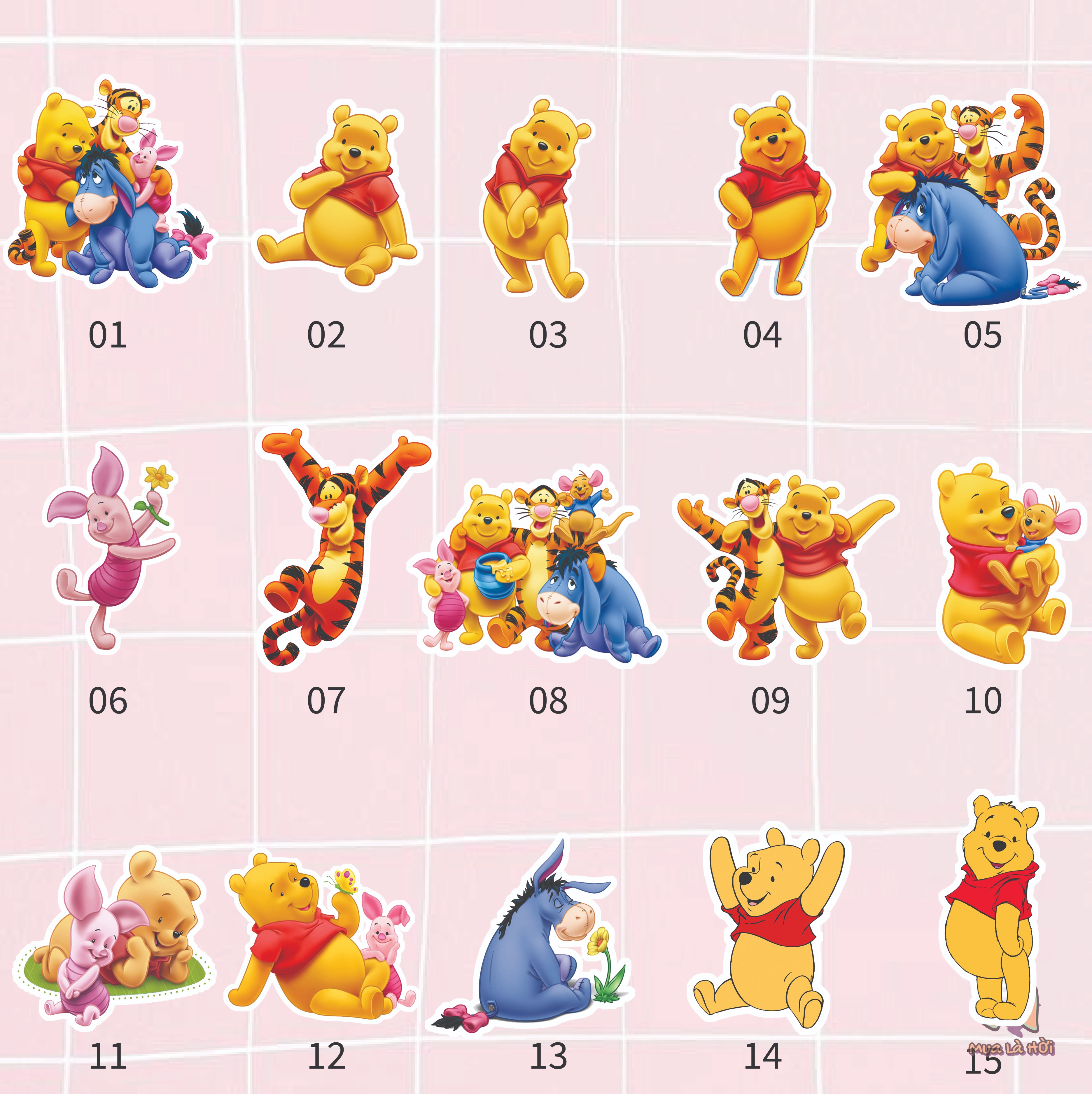 Túi Tote in hình chủ đề Winnie the pooh