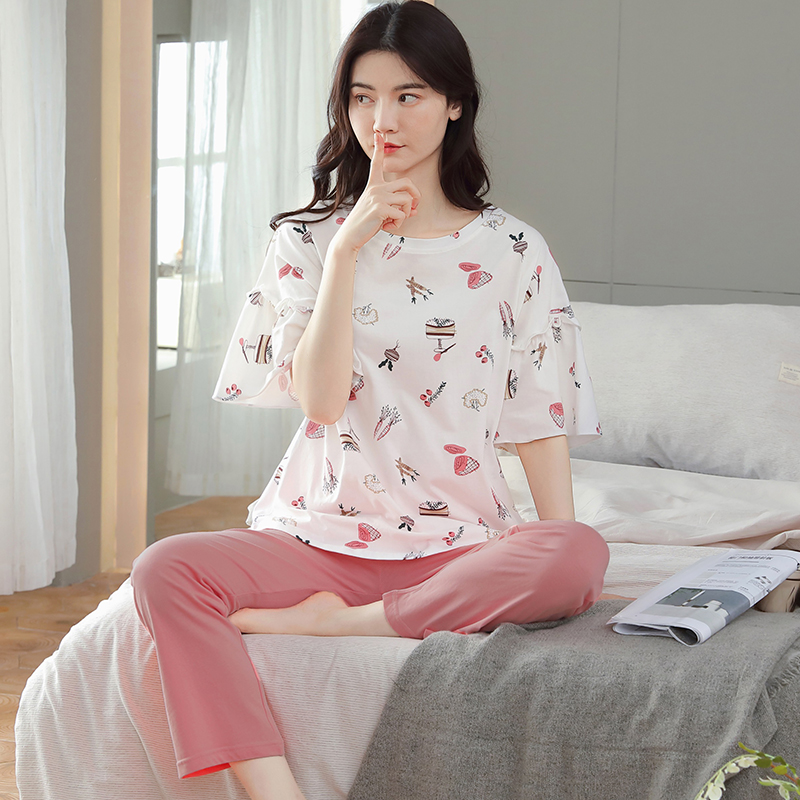 Đồ bộ dài cotton cao cấp mịn đẹp 8016