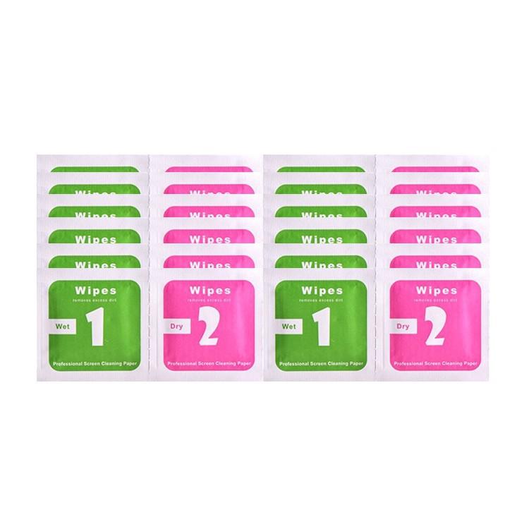 Combo 2 miếng lau màn hình điện thoại - 1 lau ướt, 2 lau khô