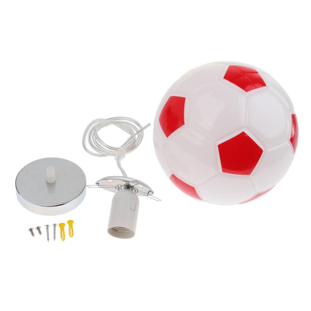 Ceiling Lampshade with E27 Lamp Holder Football Shaped Ceiling Light Decor