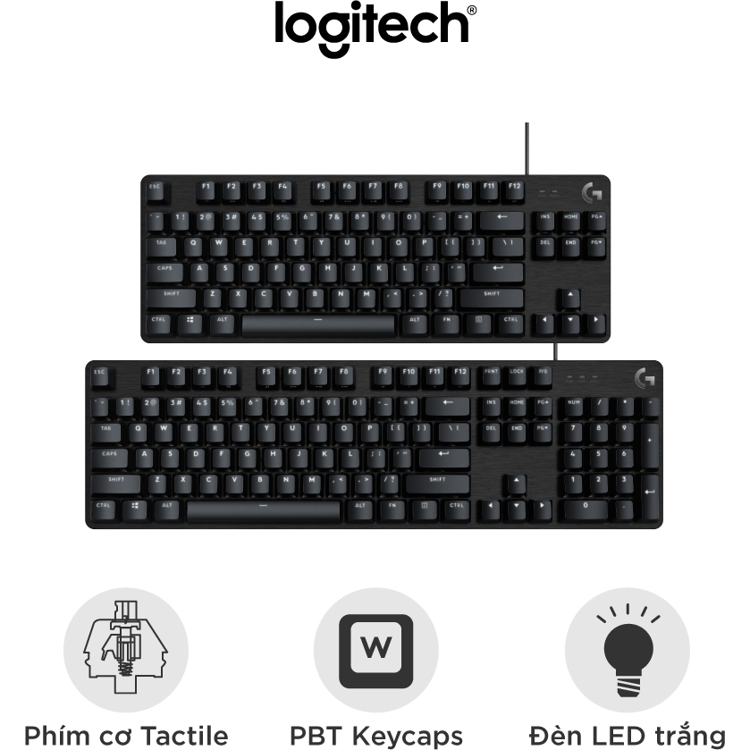 Bàn phím cơ game Logitech G413 TKL SE / G413 SE Full Size - Hàng chính hãng