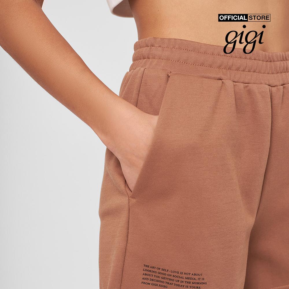 GIGI - Quần shorts nữ lưng thun năng động G3406S211408