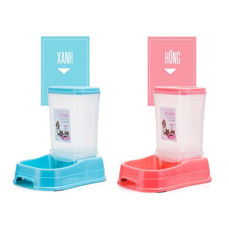 Bát ăn tự động cho chó mèo Kún Miu 0111 chất liệu nhựa (Automatic Pet Feeder)