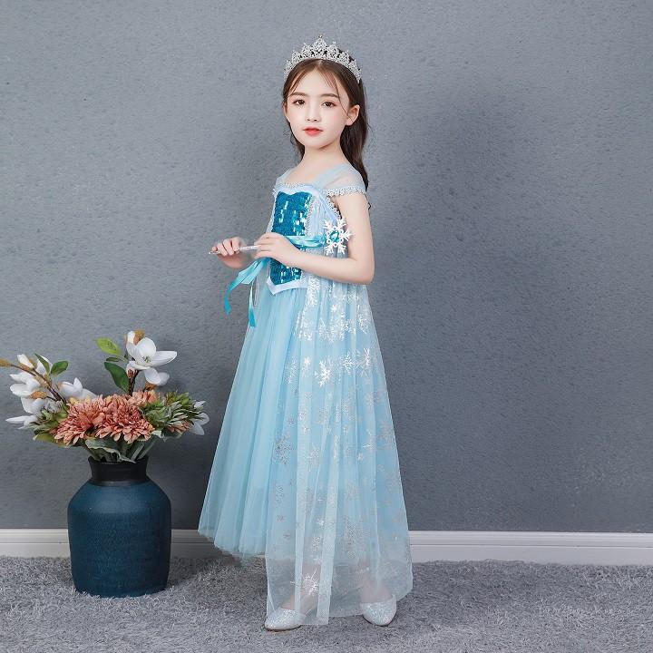 Đầm Công Chúa Elsa Cao Cấp Phim Frozen mã K17