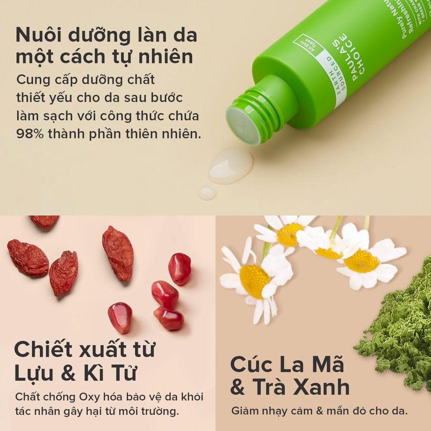 Toner thiên nhiên an toàn cho phụ nữ mang thai Paula's Choice Earth Sourced Purely Natural Refreshing Toner (Mã 8510)