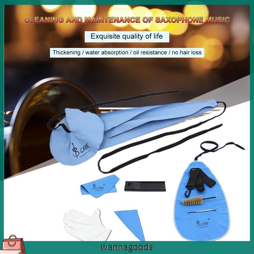 Set 10 Dụng Cụ Vệ Sinh Kèn Saxophone Chuyên Dụng