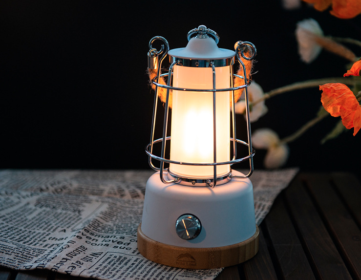 ĐÈN DÃ NGOẠI PIN SẠC WILD LAND - HEMP ROPE LANTERN