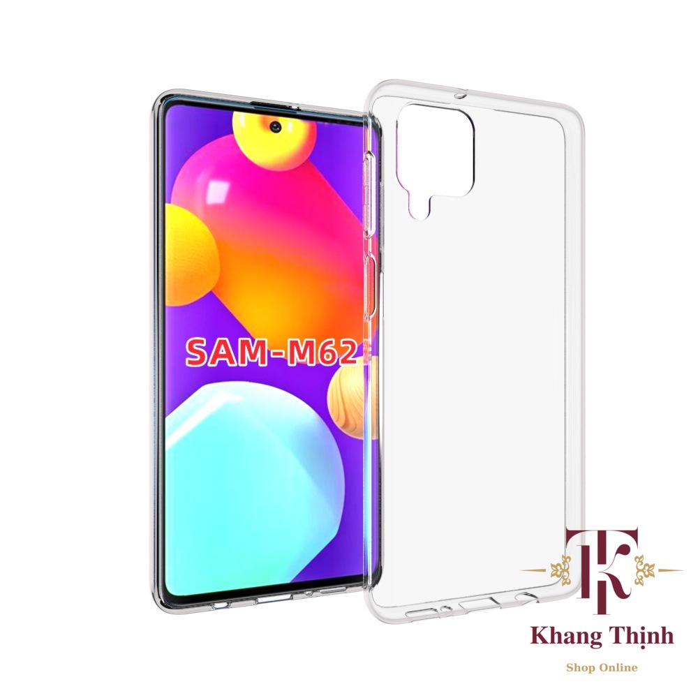 Ốp lưng dành cho Samsung Galaxy M62 silicon dẻo trong suốt cao cấp A+