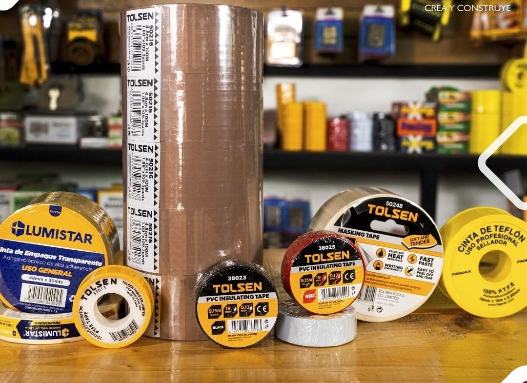 BĂNG KEO ĐIỆN ĐEN, TRẮNG, ĐỎ 9,15M TOLSEN 38023, 38024, 38025 - HÀNG CHÍNH HÃNG